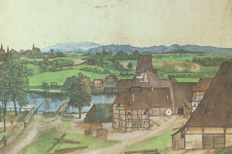 Albrecht Durer The Wire-drawing Mill oil painting picture